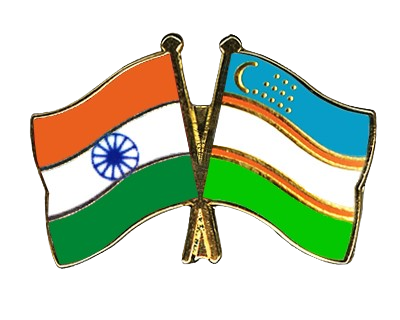India Uzbekistan Flag
