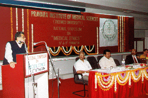 Honr'ble Dr.Ravindra Bapat, vice Chancellor, MUHS, Nashik